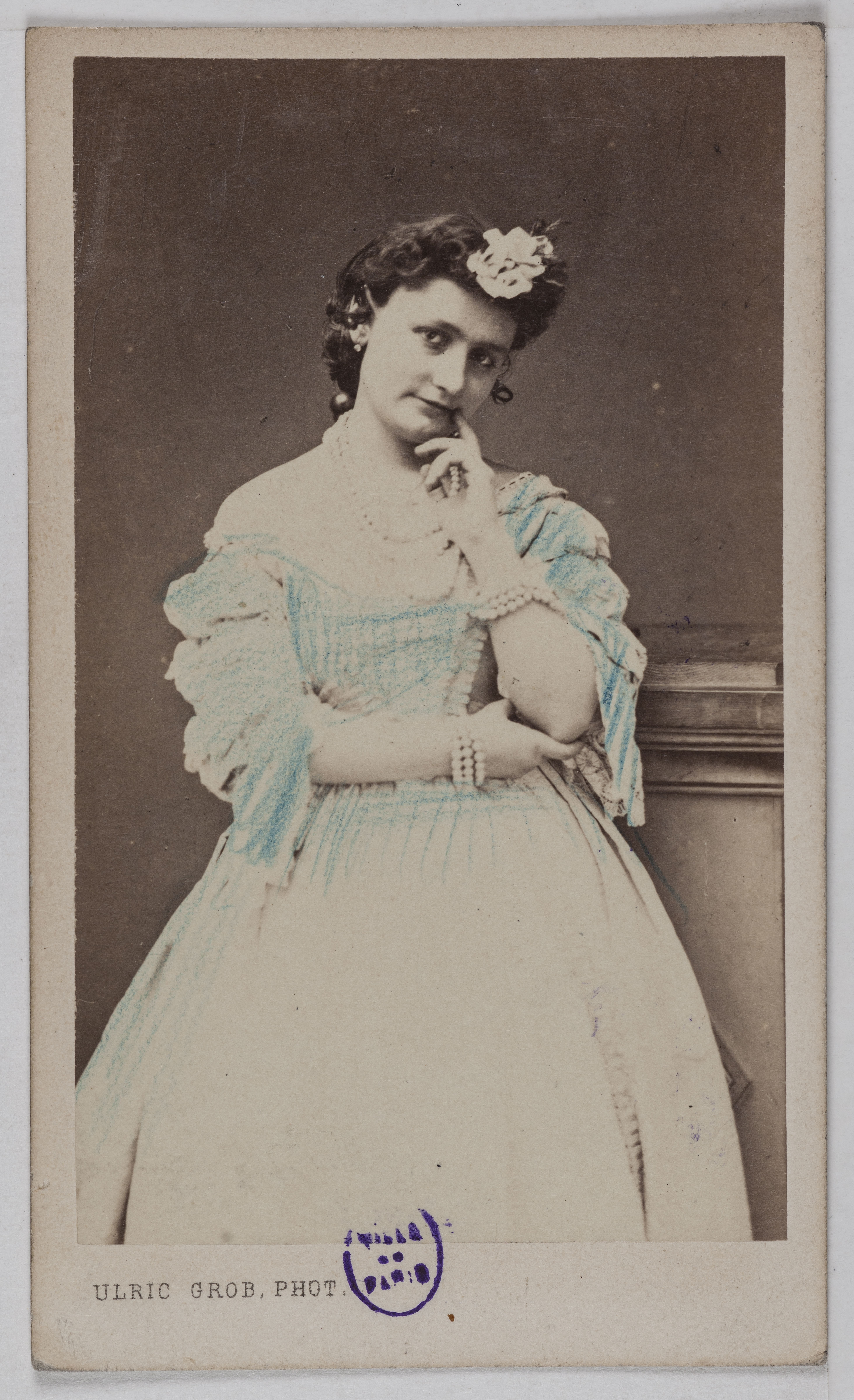 Ulric Grob, Portrait de Marié Irma, (sœur de Galli et de Paola Marié), (actrice)