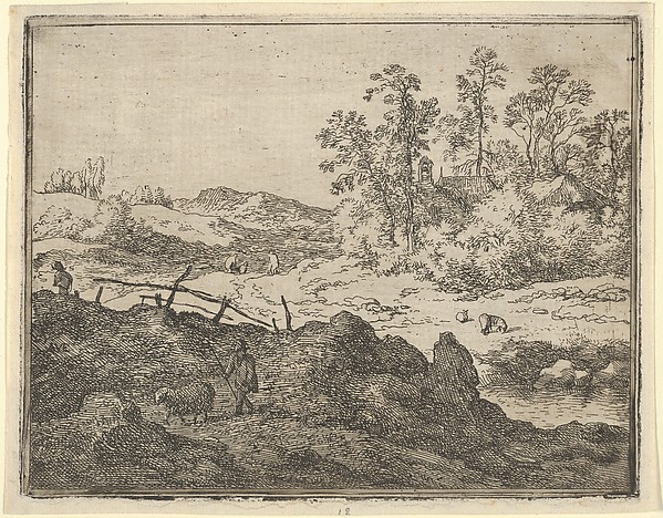 Allart van Everdingen, The Shepherd and the Lamb