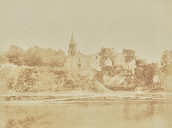 Hippolyte Bayard, [Church and Chatêau of Saint-Ouen]