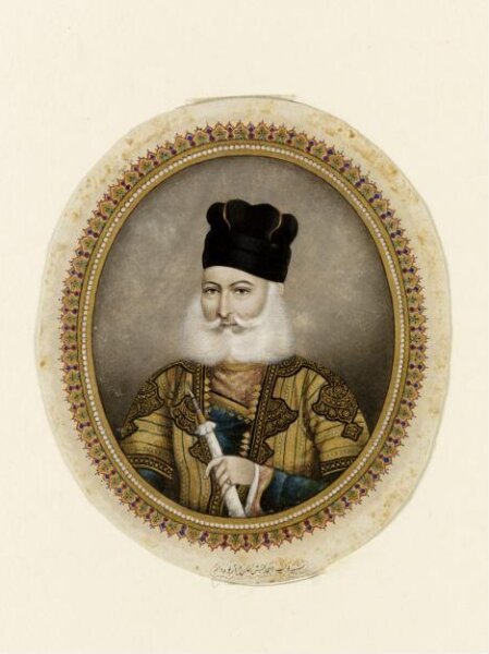 Unknown, Bust portrait of Ahmad Baksh Khan
