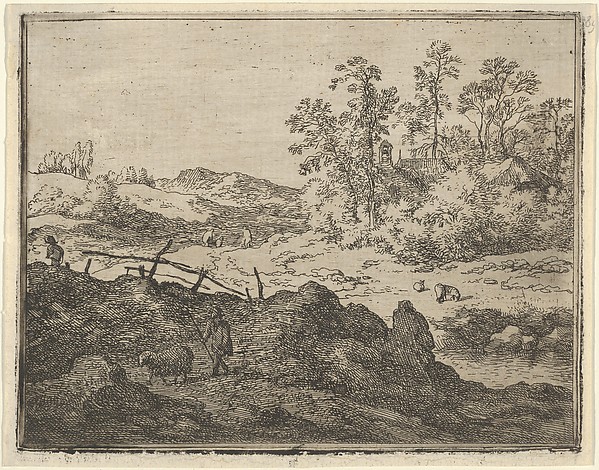 Allart van Everdingen, The Shepherd and the Lamb