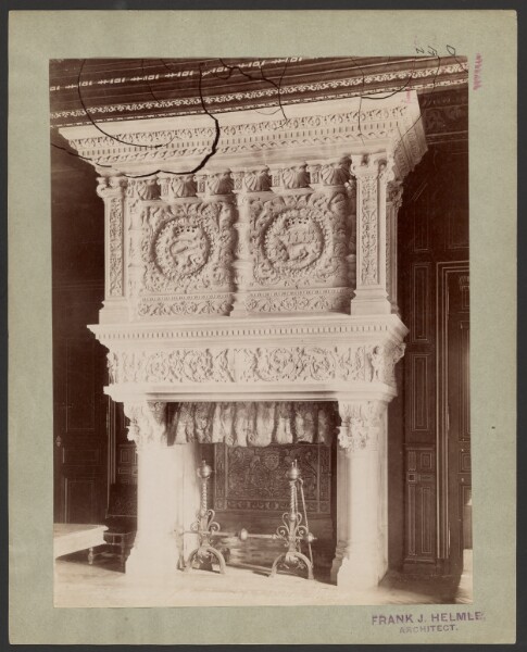 Unknown, [illeg] Cheminée de la Salle à Manger