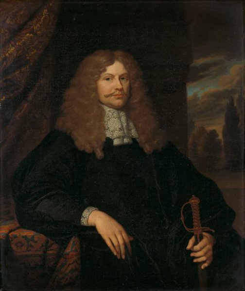 Caspar Netscher, Portrait of Cornelis Backer (1633-81), councillor, alderman, and colonel of the Amsterdam militia