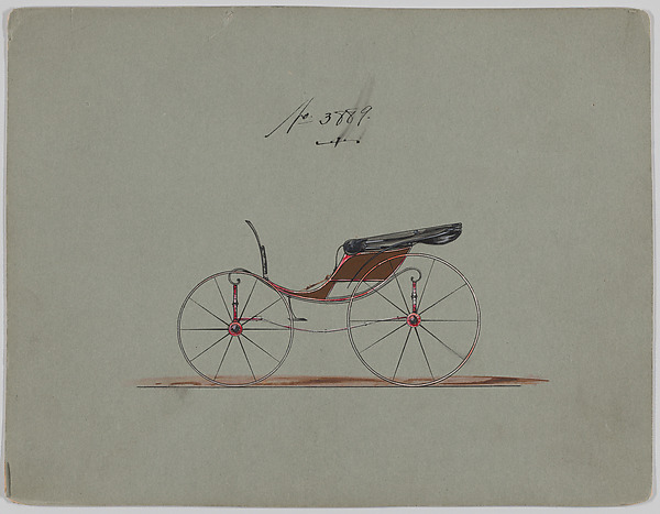 Brewster & Co., Design for Pony Phaeton, no. 3889