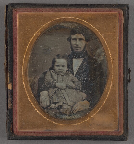 Unknown, [Potrait of a Seated Father and his Son]