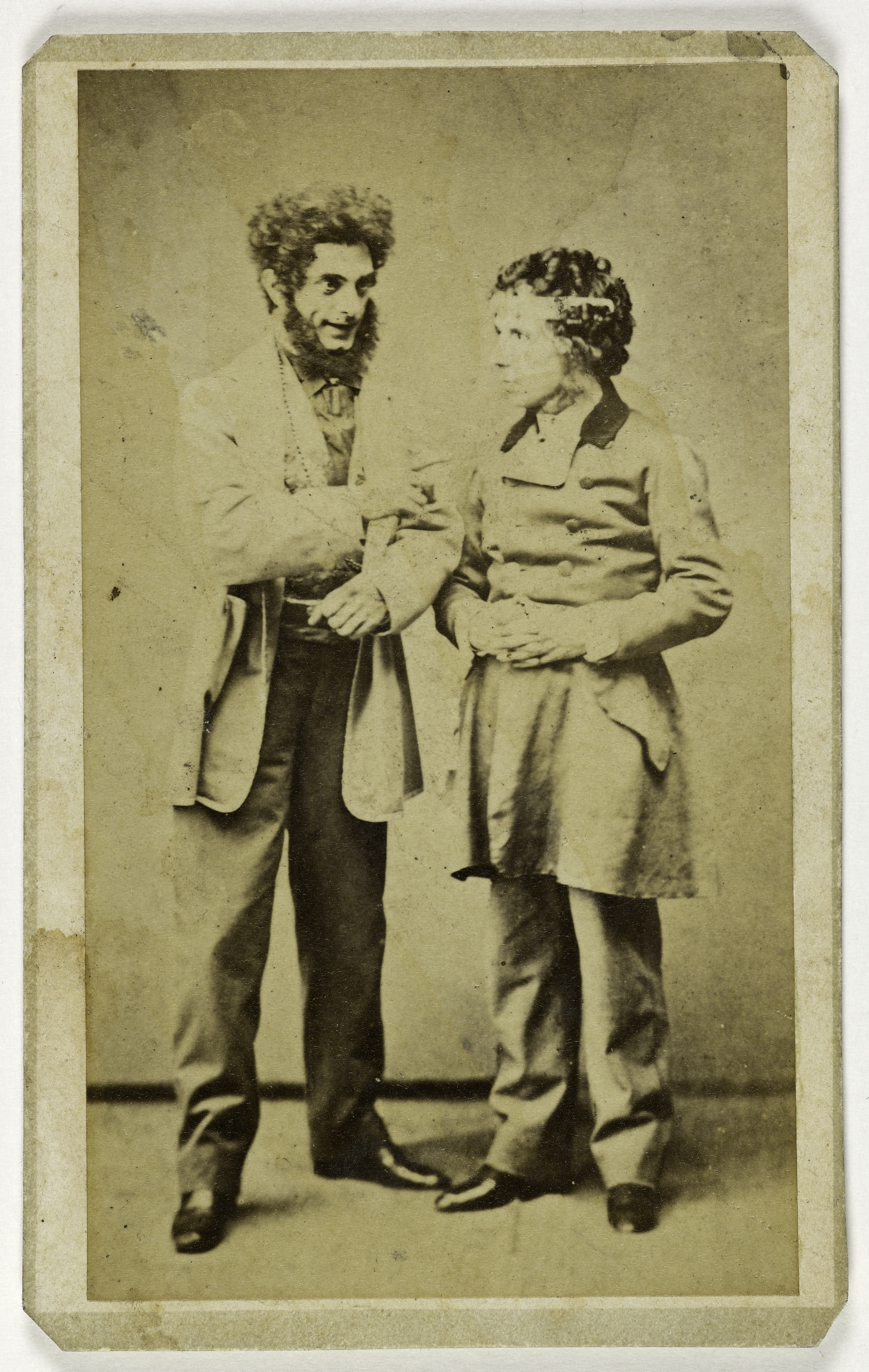Anonyme, Portrait de Gil - Pérès, (Jules Charles Pérès Jolin, dit), (1822-1882), (acteur) et Monsieur Brasseur (acteur)