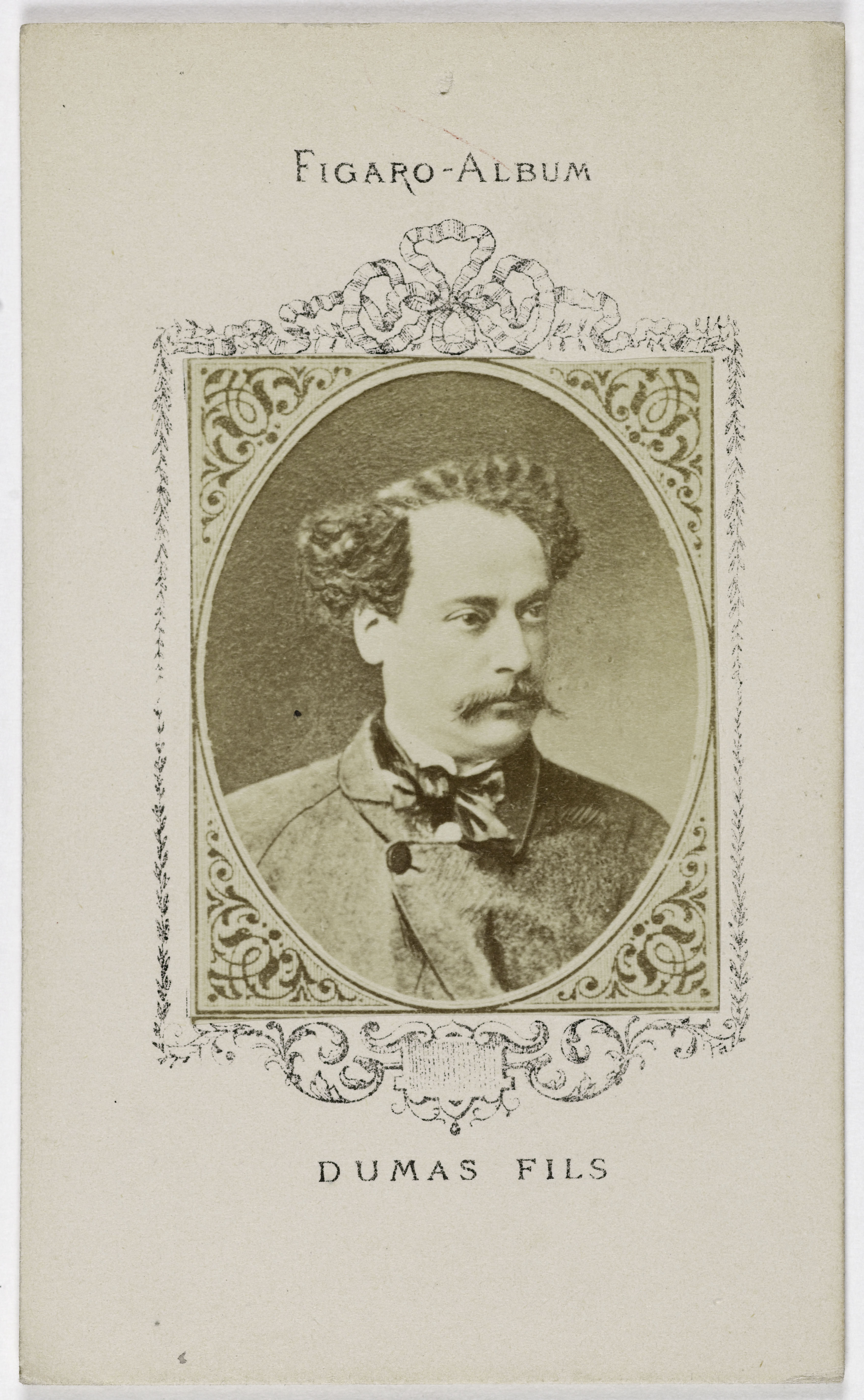 Anonyme, Portrait d'Alexandre Dumas (Fils) (1824-1895), (romancier)