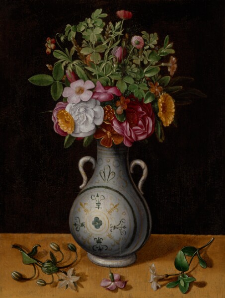 Ludger tom Ring the Younger, Bouquet of Flowers in a Two-Handled Vase
