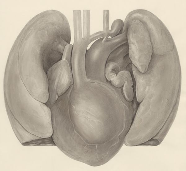 H.G Wetselaar, Heart and adjacent organs