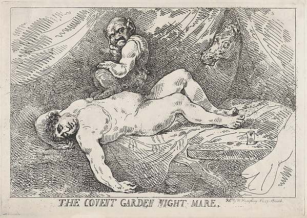 Thomas Rowlandson, The Covent Garden Night Mare