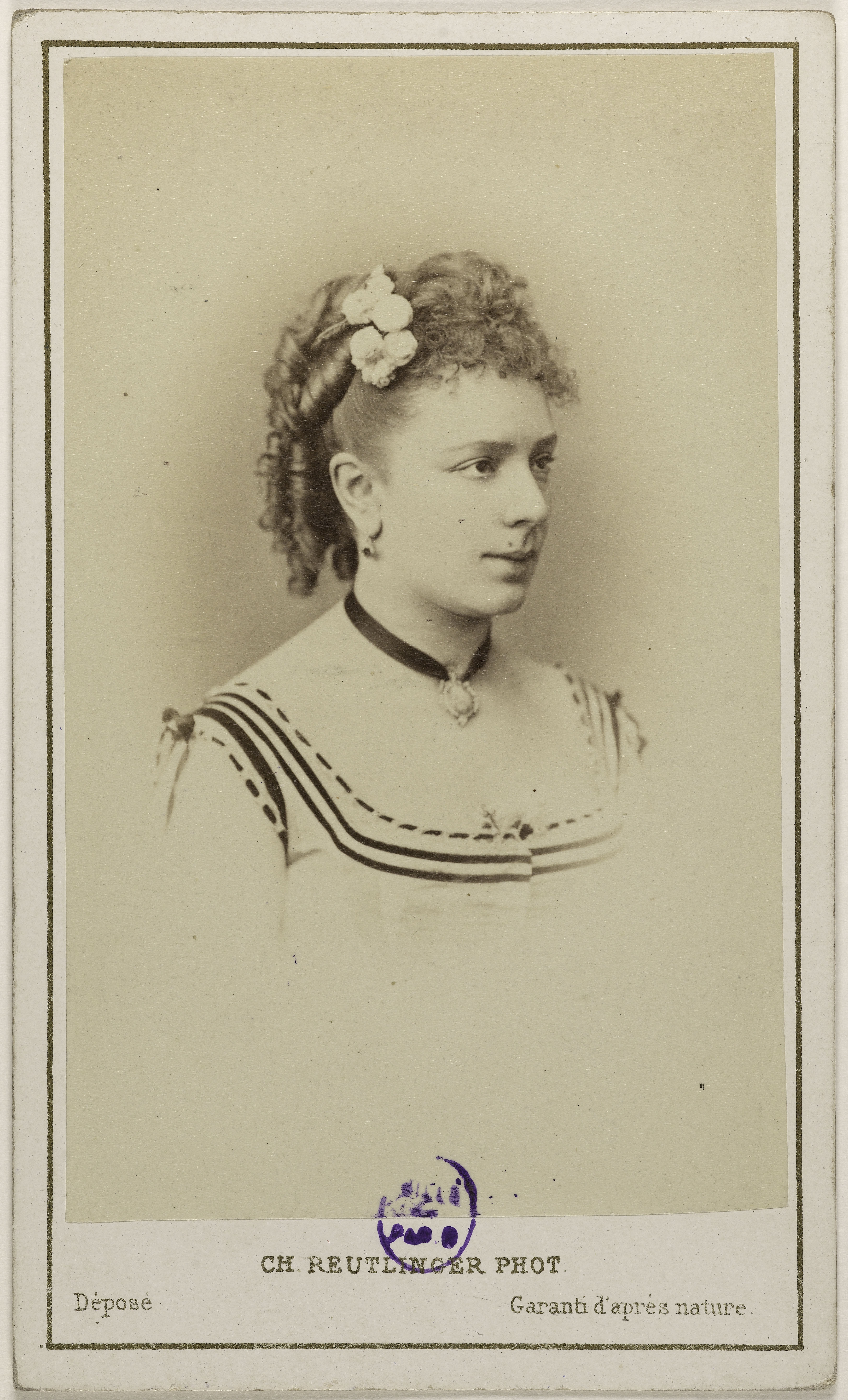 Charles Reutlinger, Portrait de Bellon ou Bellen, Elisa de, (actrice)