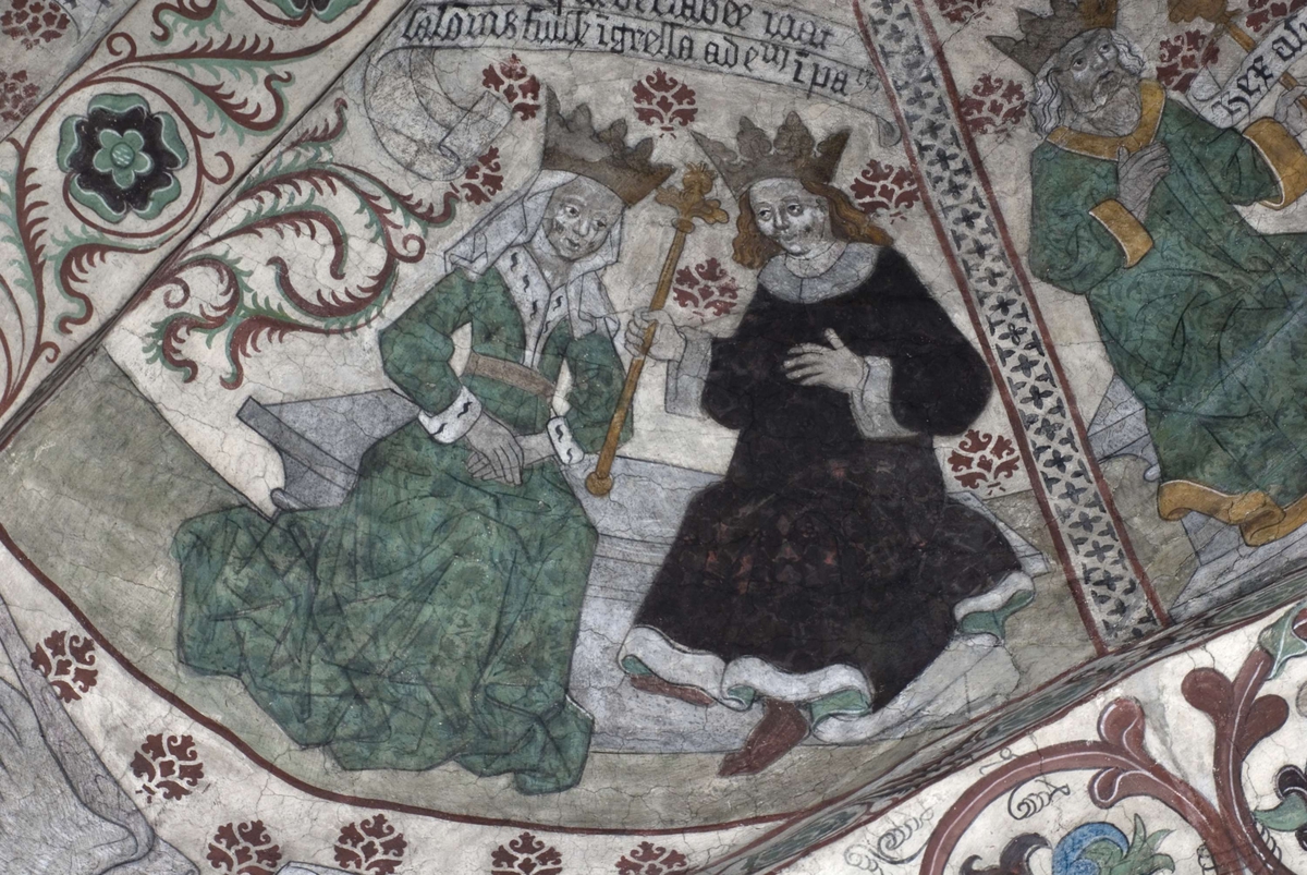 Bengt Backlund, Kalkmålning i Täby kyrka, Uppland 2009