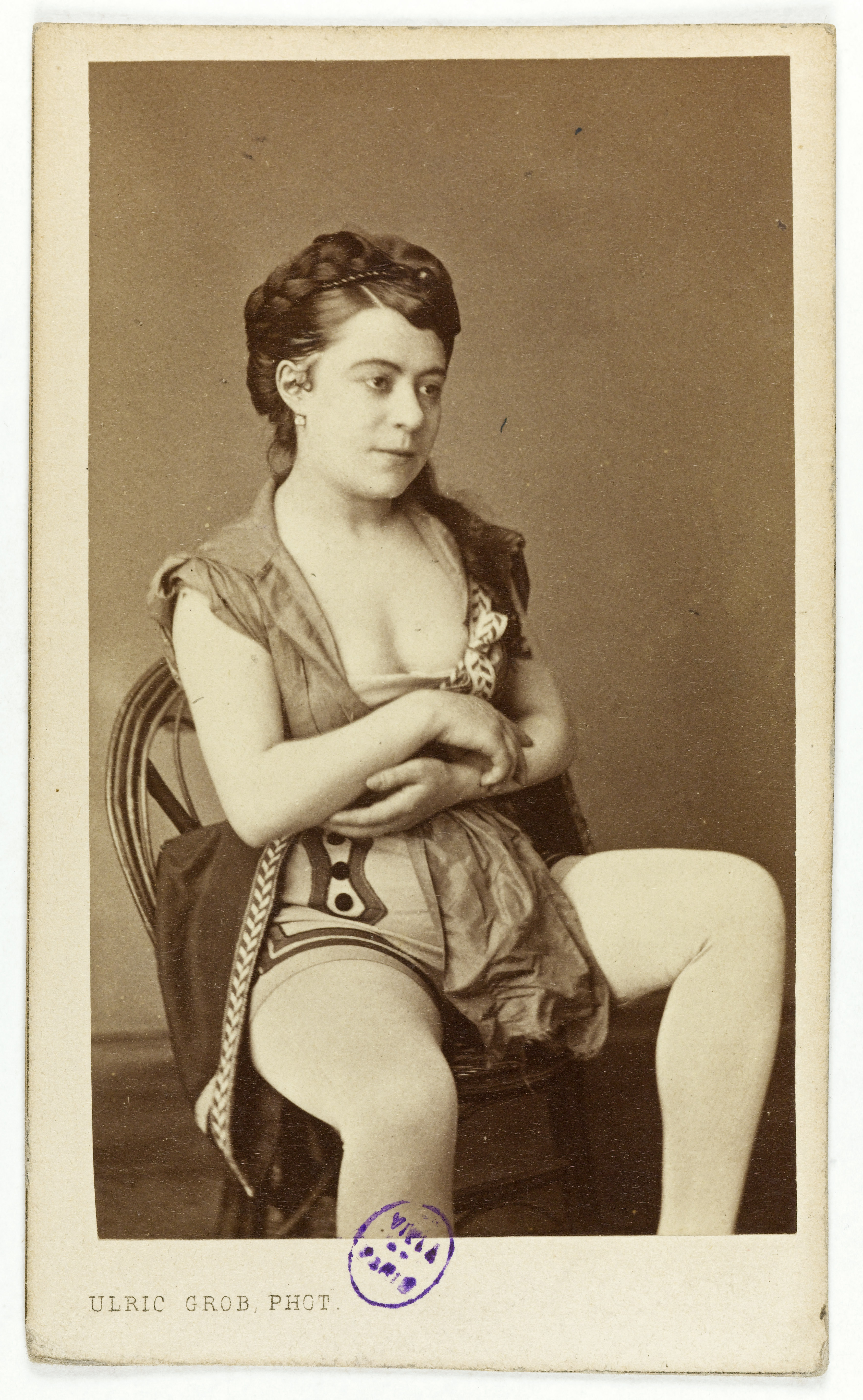 Ulric Grob, Portrait d'Antonia de Tosse, actrice