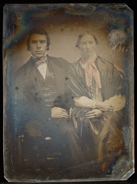 Jacob Byerly, [Portrait of a Seated Man and Woman]