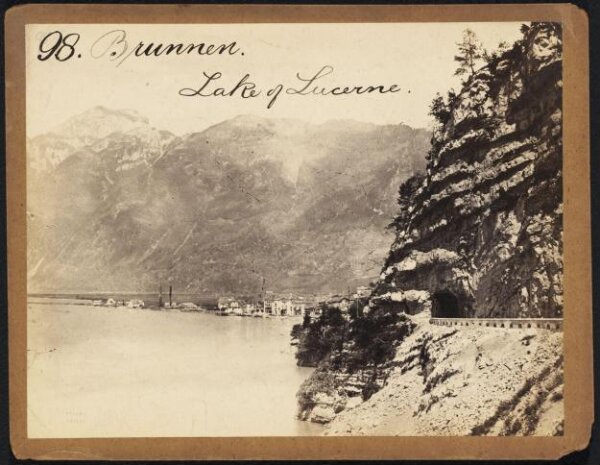 Francis Frith, Brunnen.  Lake of Lucerne