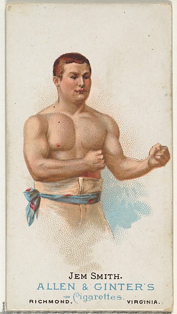 Allen & Ginter, Jem Smith, Pugilist, from World's Champions, Series 1 (N28) for Allen & Ginter Cigarettes