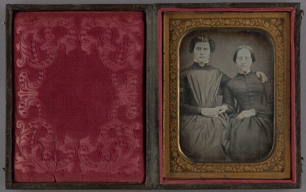 Unknown, [Portrait of Two Seated Women]