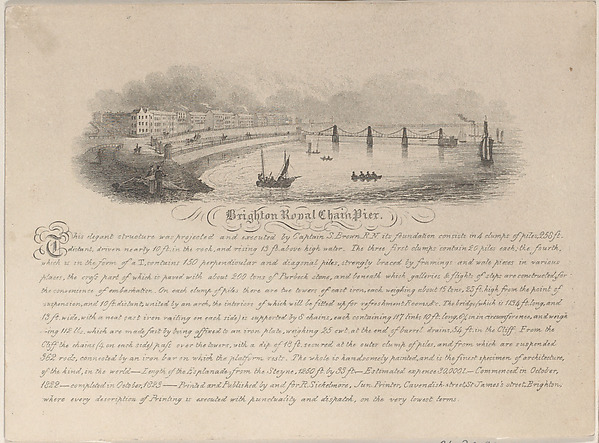 Anonymous, British, 19th century, Trade Card for R. Sickelmore, Printer