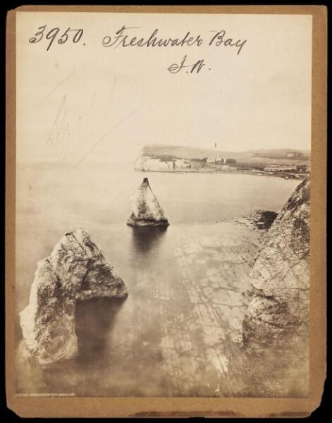 Francis Frith, Freshwater Bay.  I.W.