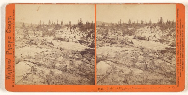 Carleton Watkins, Malakoff Diggings, N. Bloomfield Co., Nev. Co.
