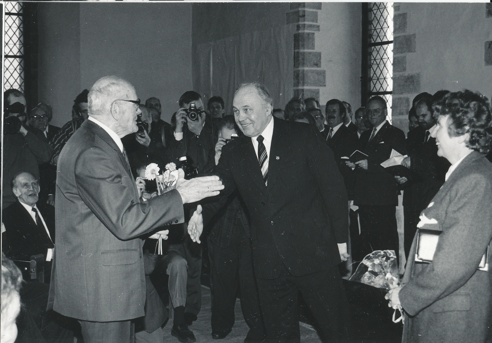 Aldo (author) Bones, Olympic champion Joh. Eagle 80. birthday