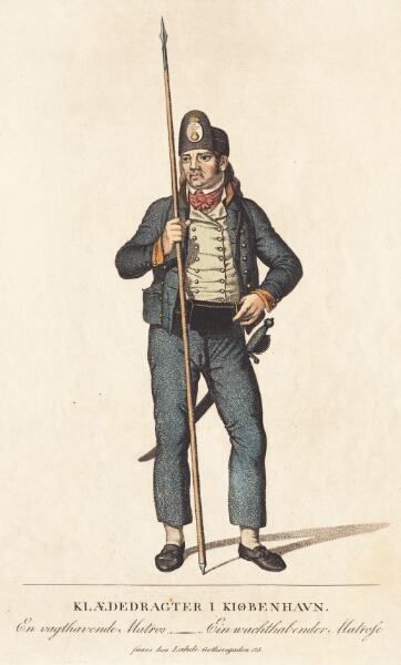 Gerhard Ludvig Lahde, En vagthavende Matros