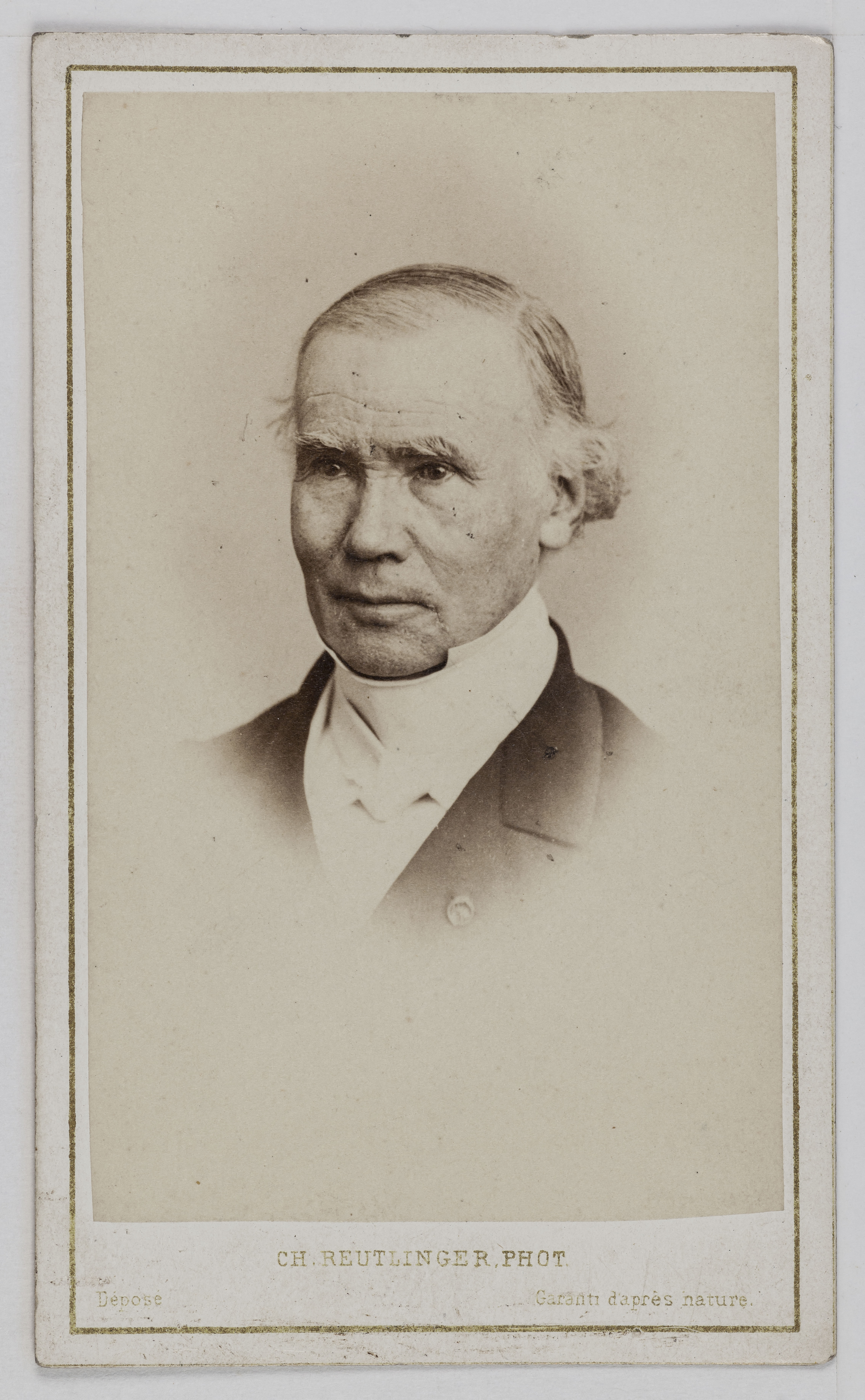 Charles Reutlinger, Portrait d'Alfred Armand Louis Marie Velpeau (1795-1867), chirurgien.