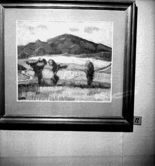 Knut Borg, En tavla. Tavelutställningen. Gösta Thölin