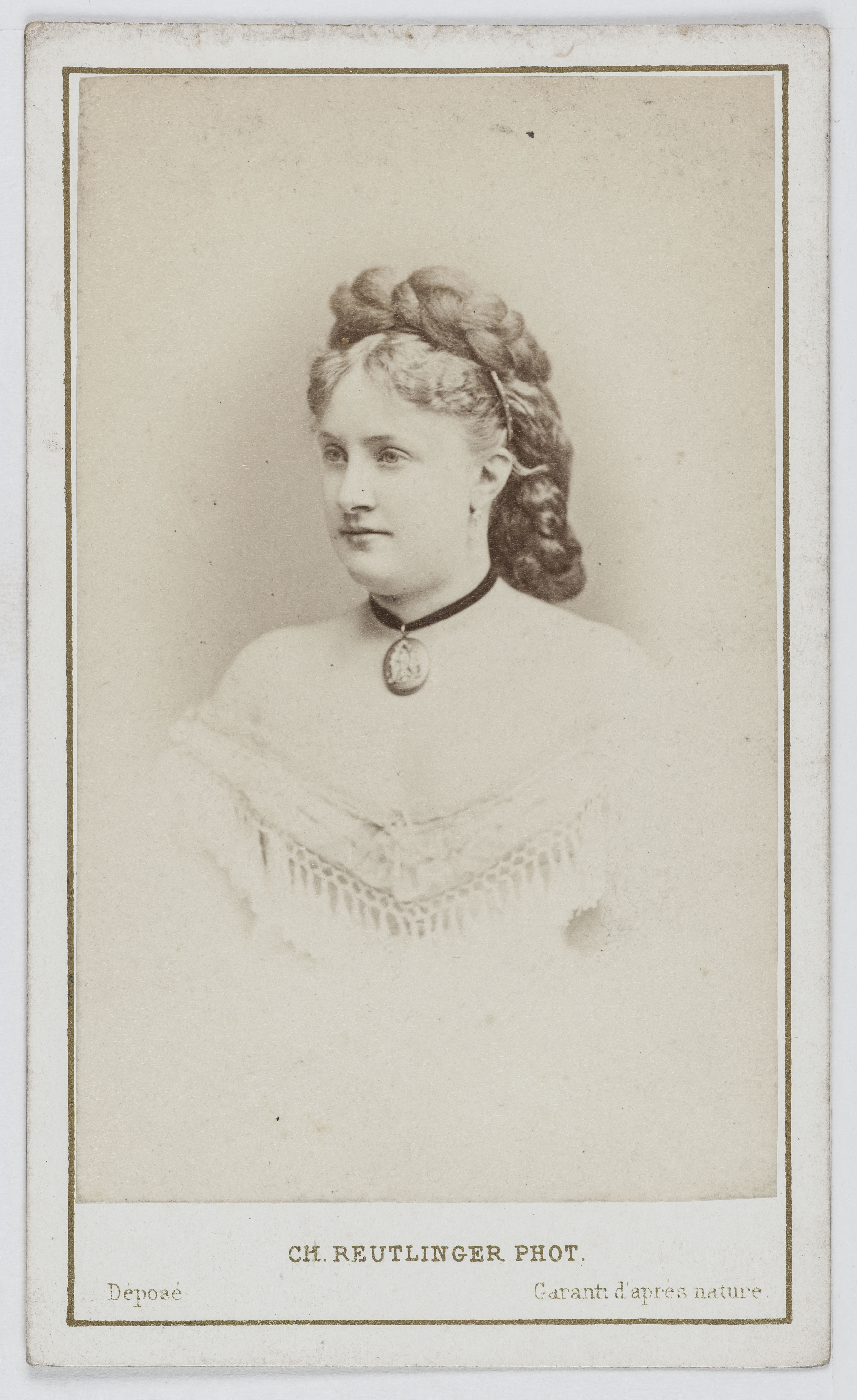 Charles Reutlinger, Portrait de Solu, actrice ?