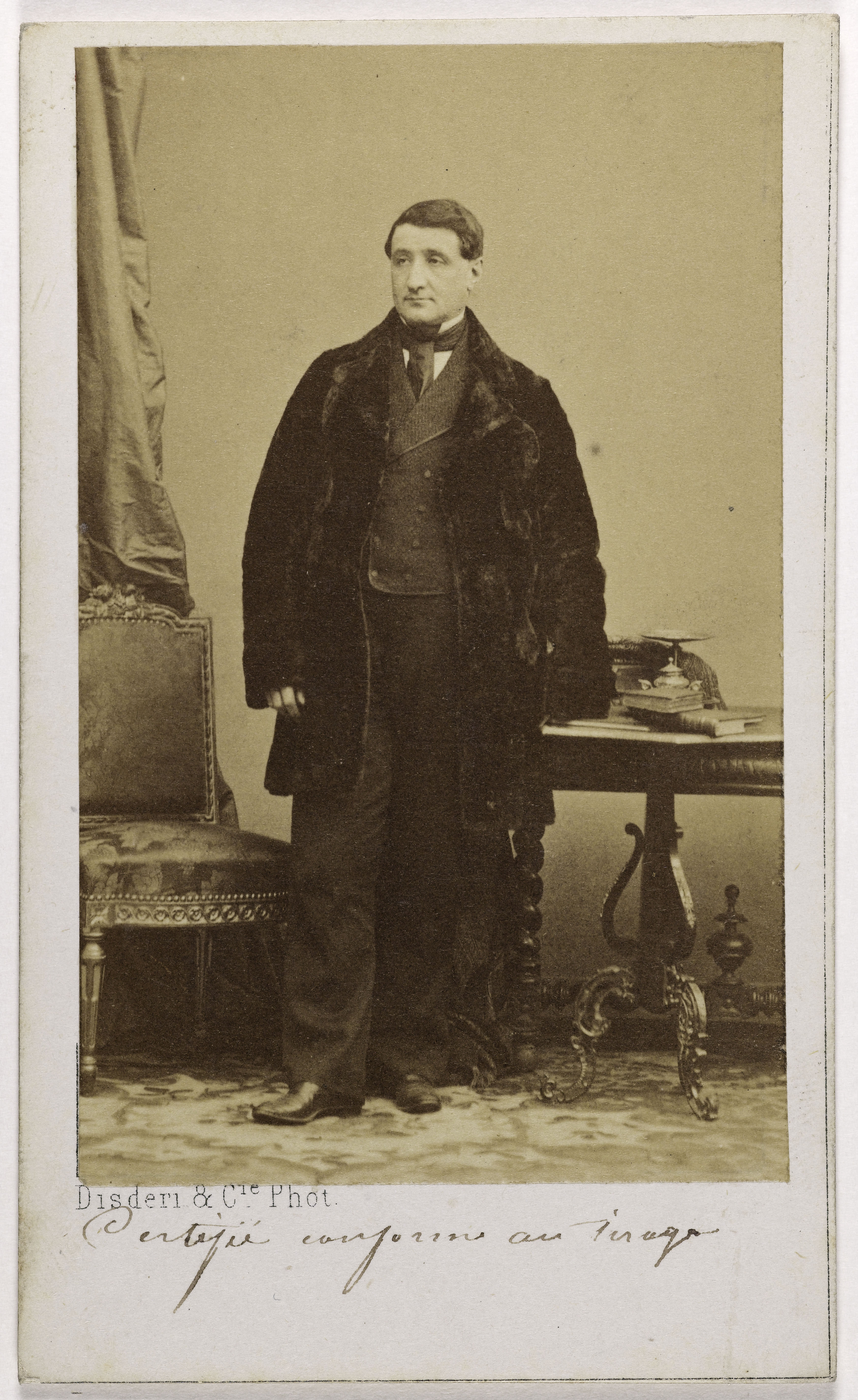 Disderi & Cie, Portrait du Prince Louis-Lucien Bonaparte (1813-1891), (député, savant)