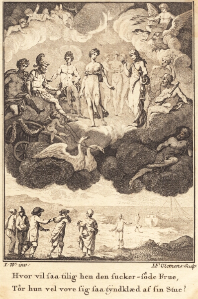 J.F. Clemens, Venus mellem de forsamlede guder