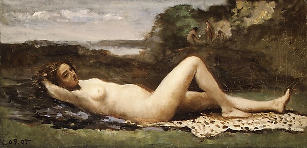 Camille Corot, Bacchante in a Landscape