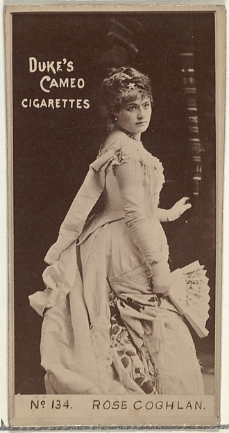 W. Duke, Sons & Co., Card Number 134, Rose Coghlan, from the Actors and Actresses series (N145-4) issued by Duke Sons & Co. to promote Cameo Cigarettes