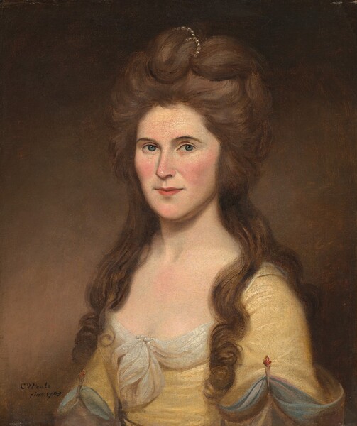Charles Willson Peale, Rebecca Bryan White (Mrs. John White)