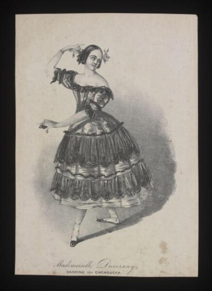 Unknown, Mademoiselle Duvernay Dancing the Cachoucha
