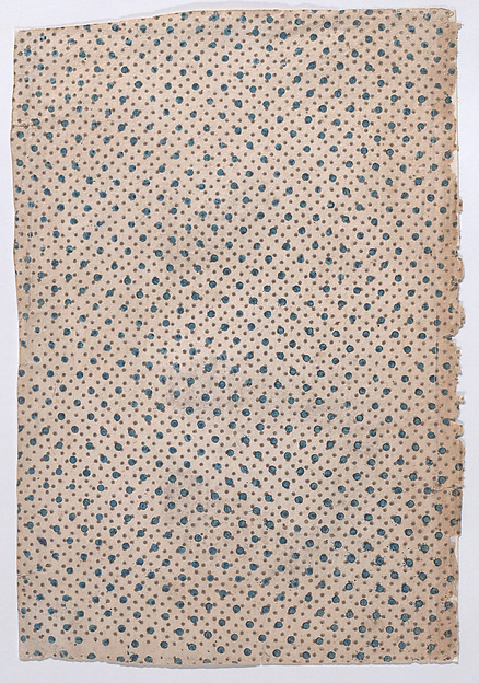 Anonymous, Sheet with overall dot pattern