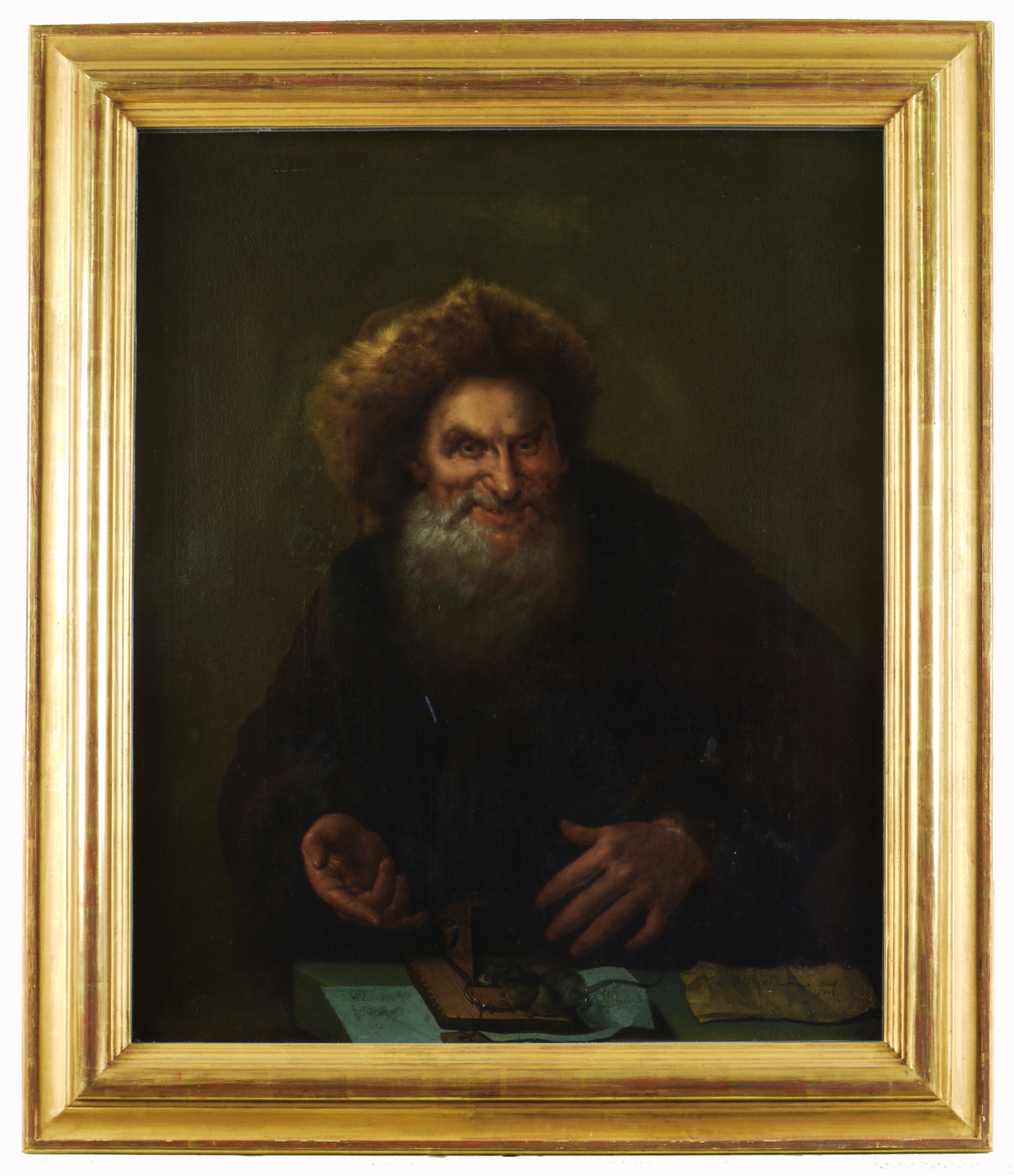Johann Melchior Roos, Die Welt will betrogen sein (Porträt eines alten Mannes)