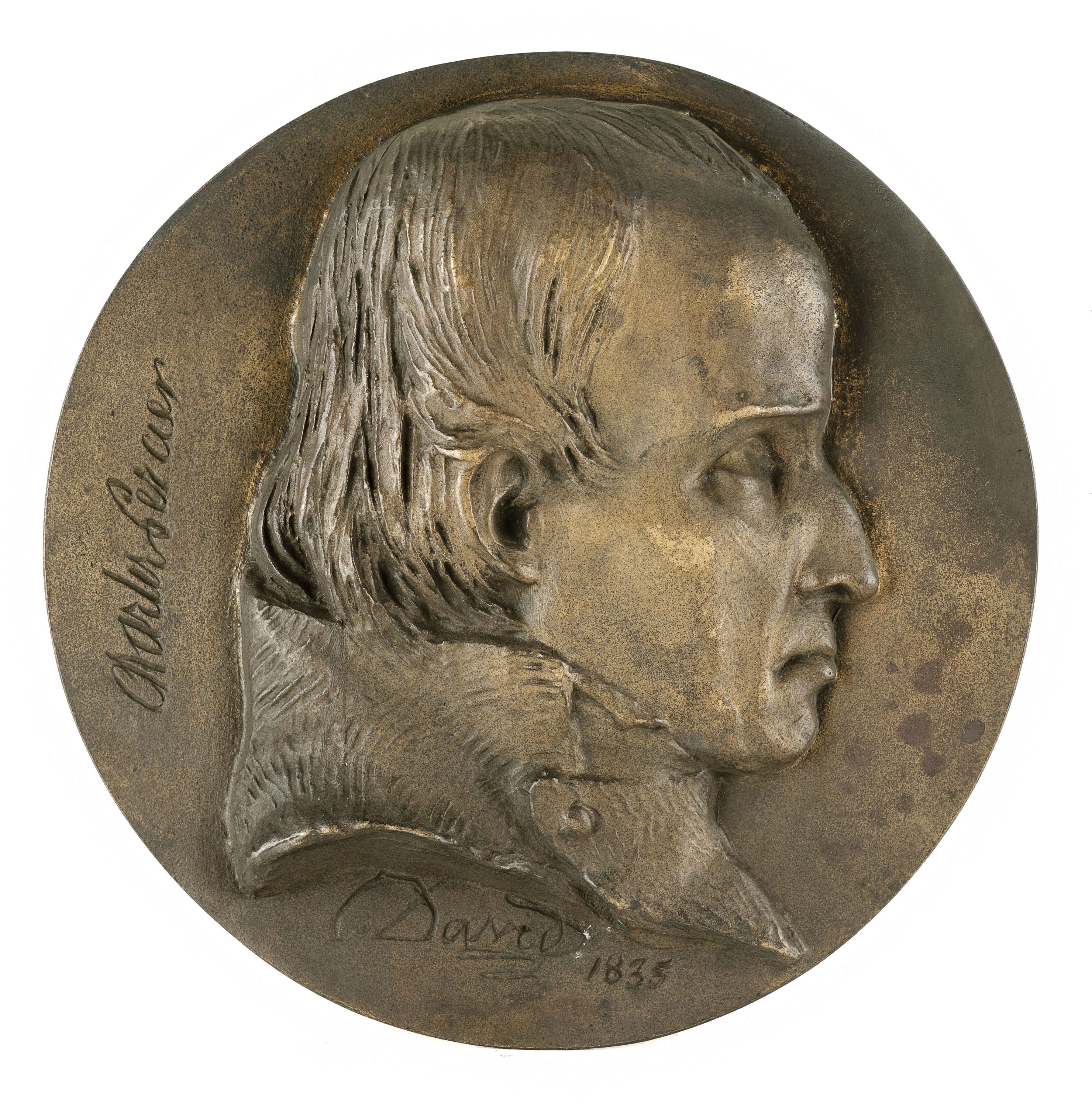 David d'Angers, Portrait de Charles Percier (1784-1838), architecte