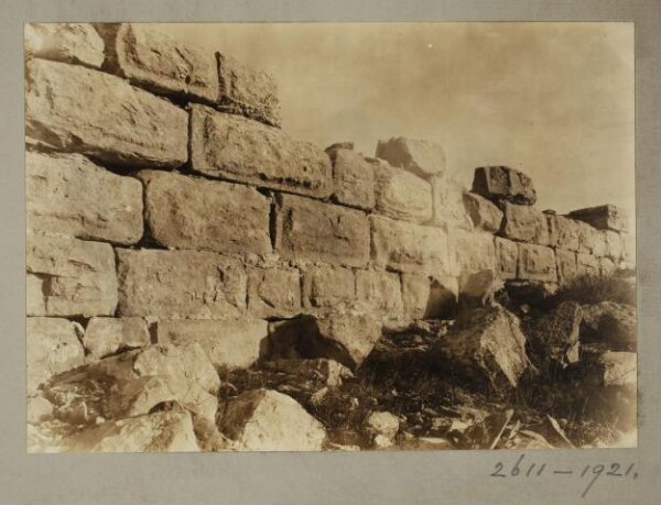 K.A.C. Creswell, Ruins of Fortifications, Mount Gerizim