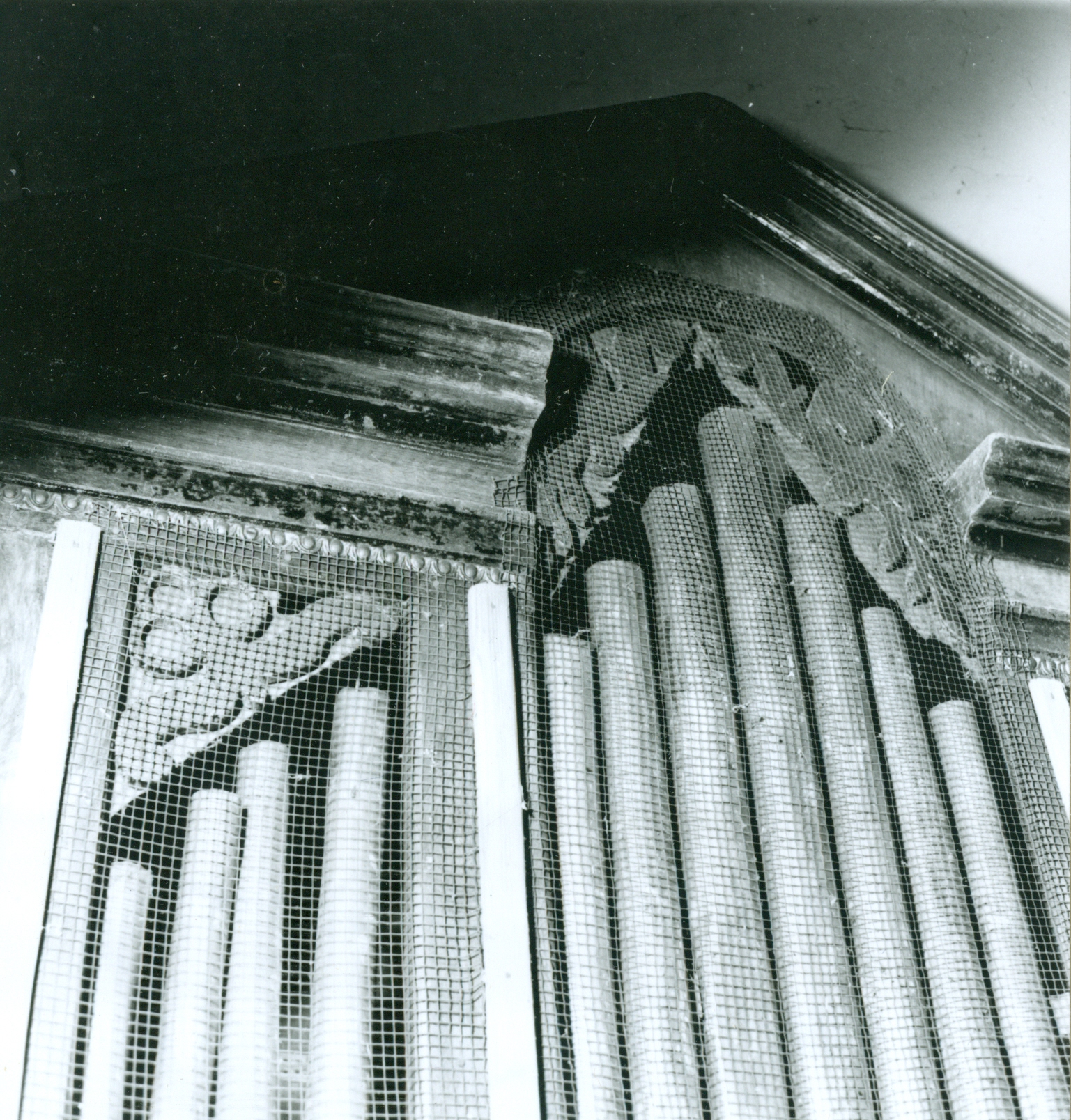 Nino Vranić, Mišinci (Ozalj) - Kapela Sv. Antuna - Detalj prospekta - centralno i lijevo polje