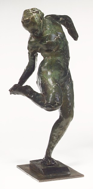 Edgar Degas, Dancer Looking at the Sole of Her Right Foot (First State)