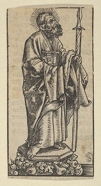 Lucas Cranach the Elder, Silver Statuette of St. Thomas, from the "Wittenberg Reliquaries"