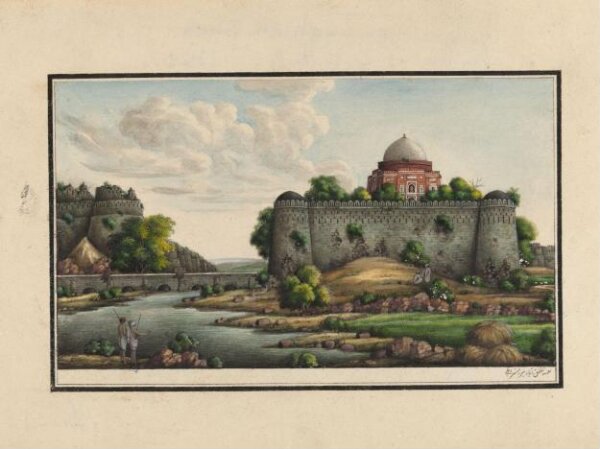 Unknown, Sixty drawings of Mughal monuments and architectural details.