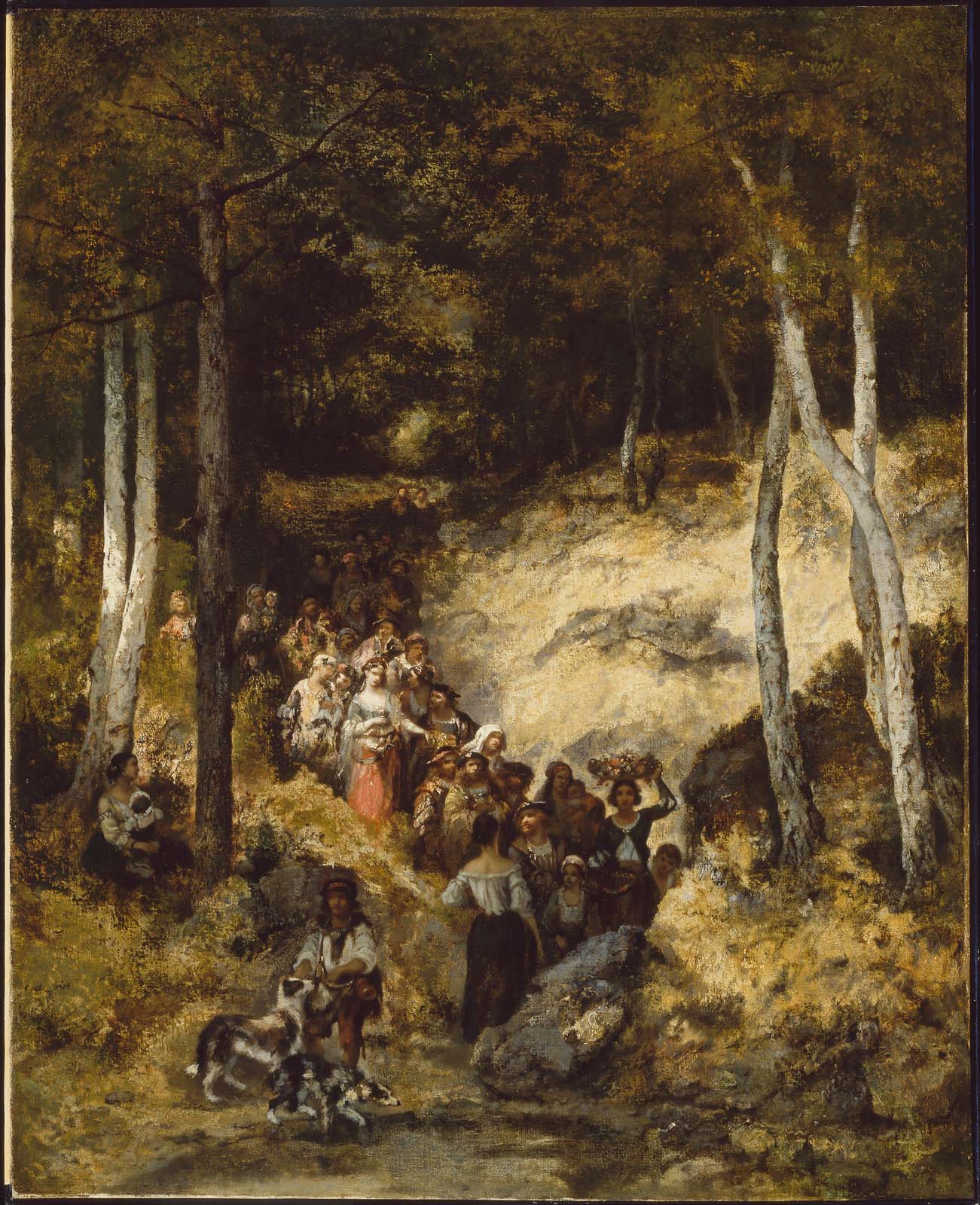 Narcisse Virgilio Díaz, Bohemians Going to a Fête