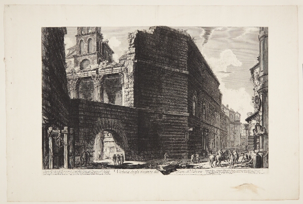 Giovanni Battista Piranesi, Augustus' forum, tidligere kaldet Nerva' forum
