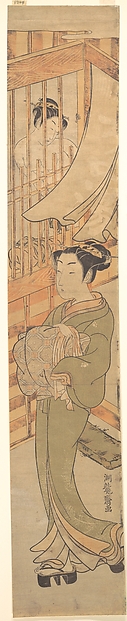 Isoda Koryūsai, In the Yoshiwara District