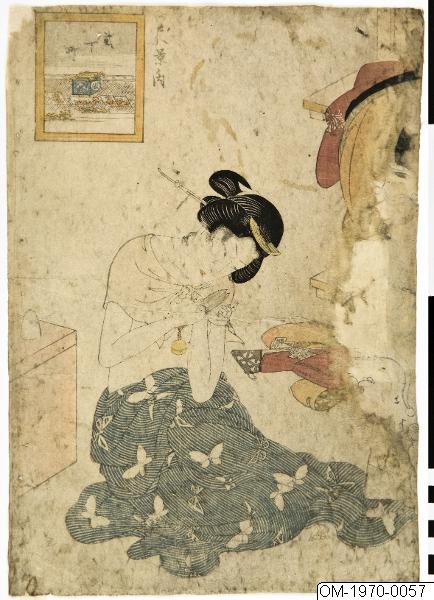 Utagawa Kunisada (Toyokuni III), Träsnitt, Bildkonst, Woodcut, Print, Woodblock