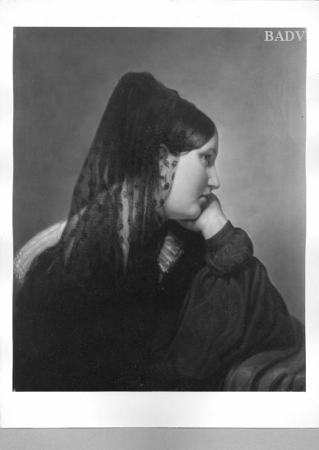 Friedrich von Amerling, Portr. of a young lady with veil