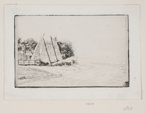 Carl Bloch, Landskabet med Høstakken