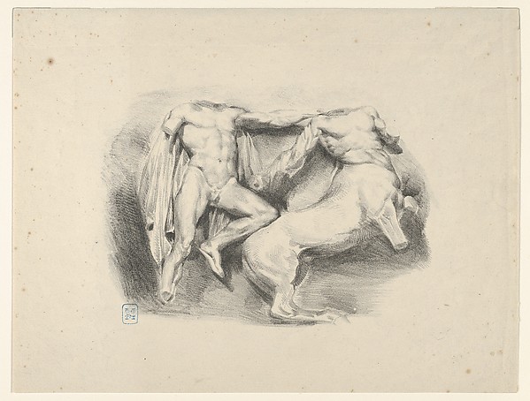 Eugène Delacroix, Theseus Conqueror of the Centaur Eurytus